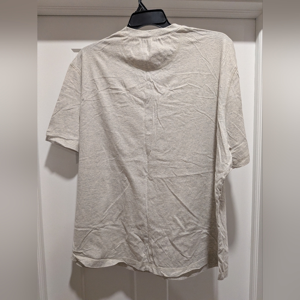 Goodfellow & Co Men's Light Beige Henley Shirt 3XL - Picture 4 of 4